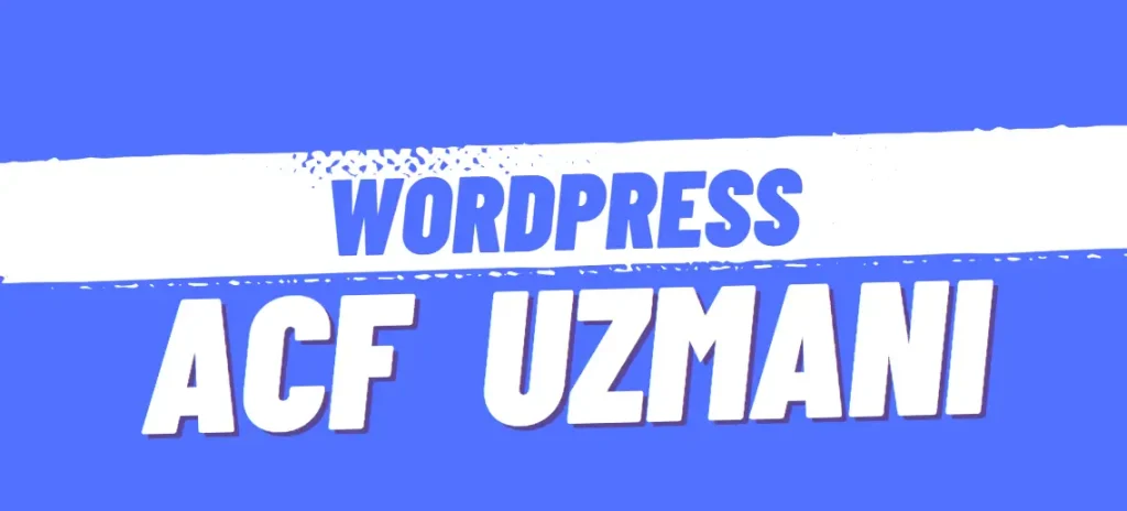 wordpress acf uzmanı